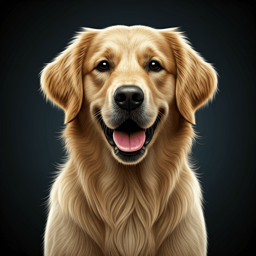 كلب سعيد وصحي